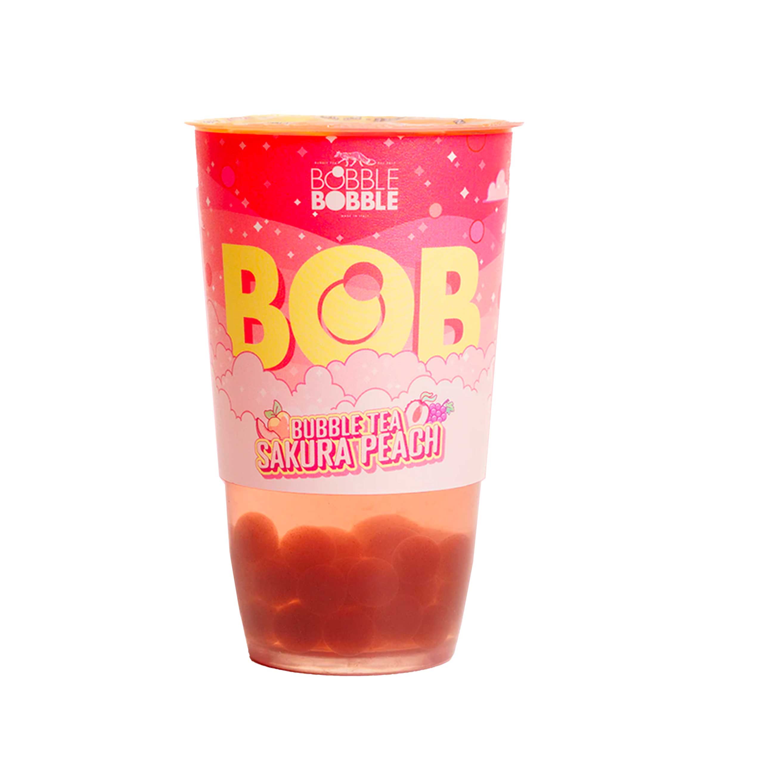 Bob bubble tea sakura peach
